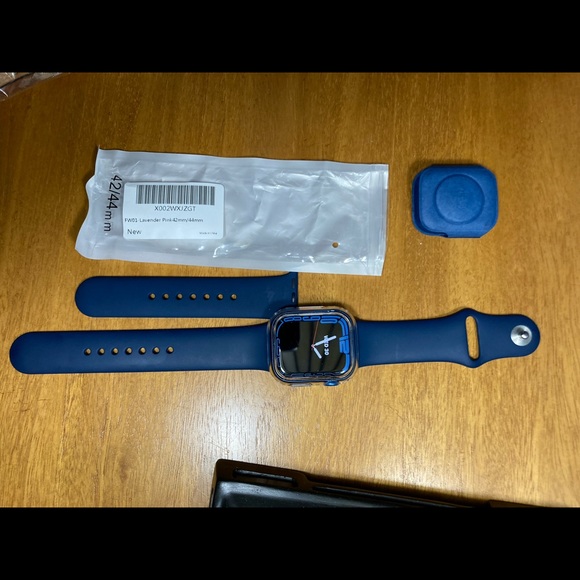 Apple Watch Series 7 GPS + Cellular ,Abyss Blue case + 41mm and 45mm bands - Picture 11 of 11